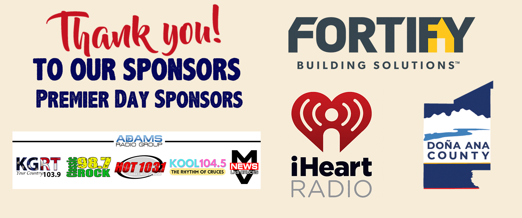 Premier Day Sponsors