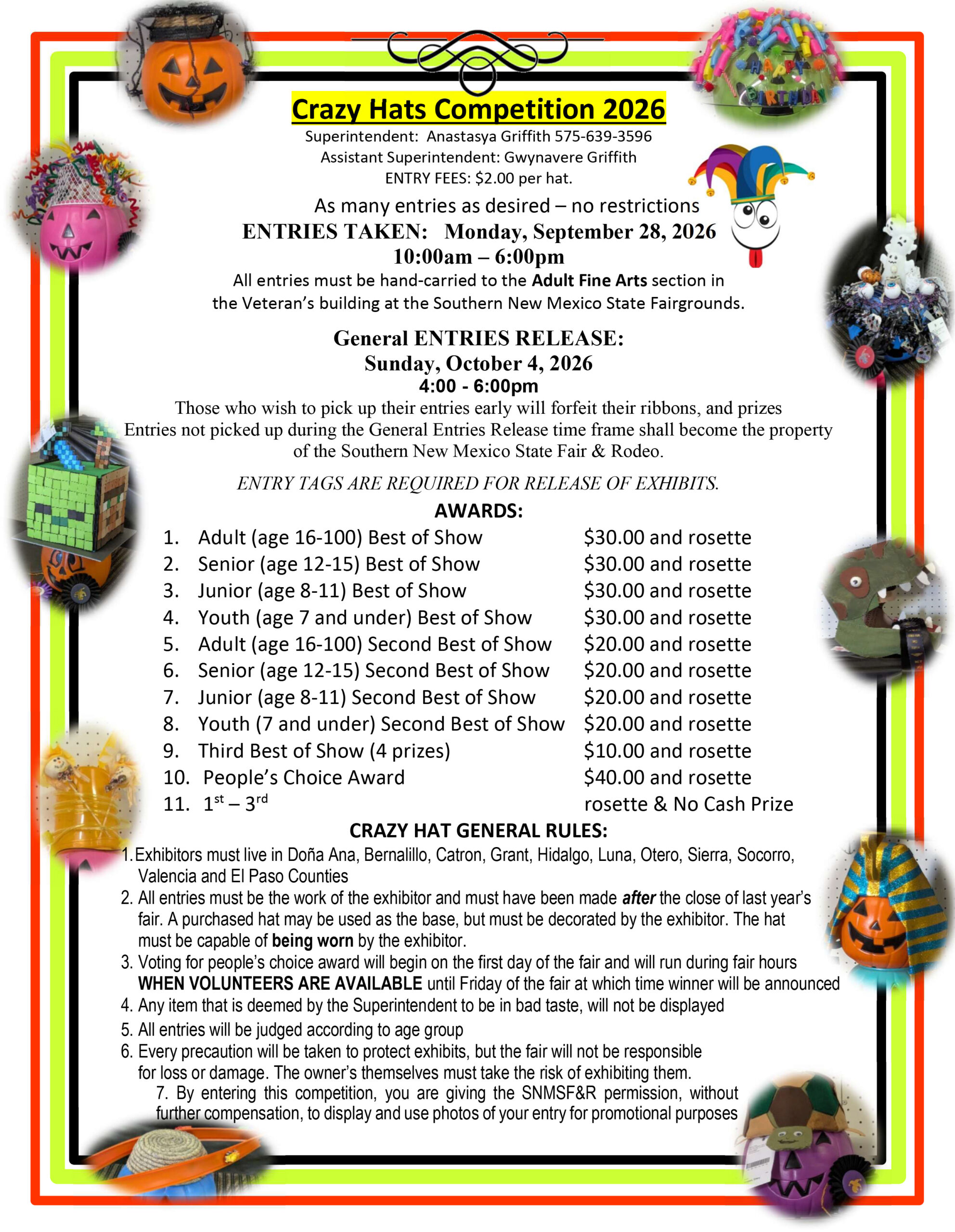 Crazy Hat Rules