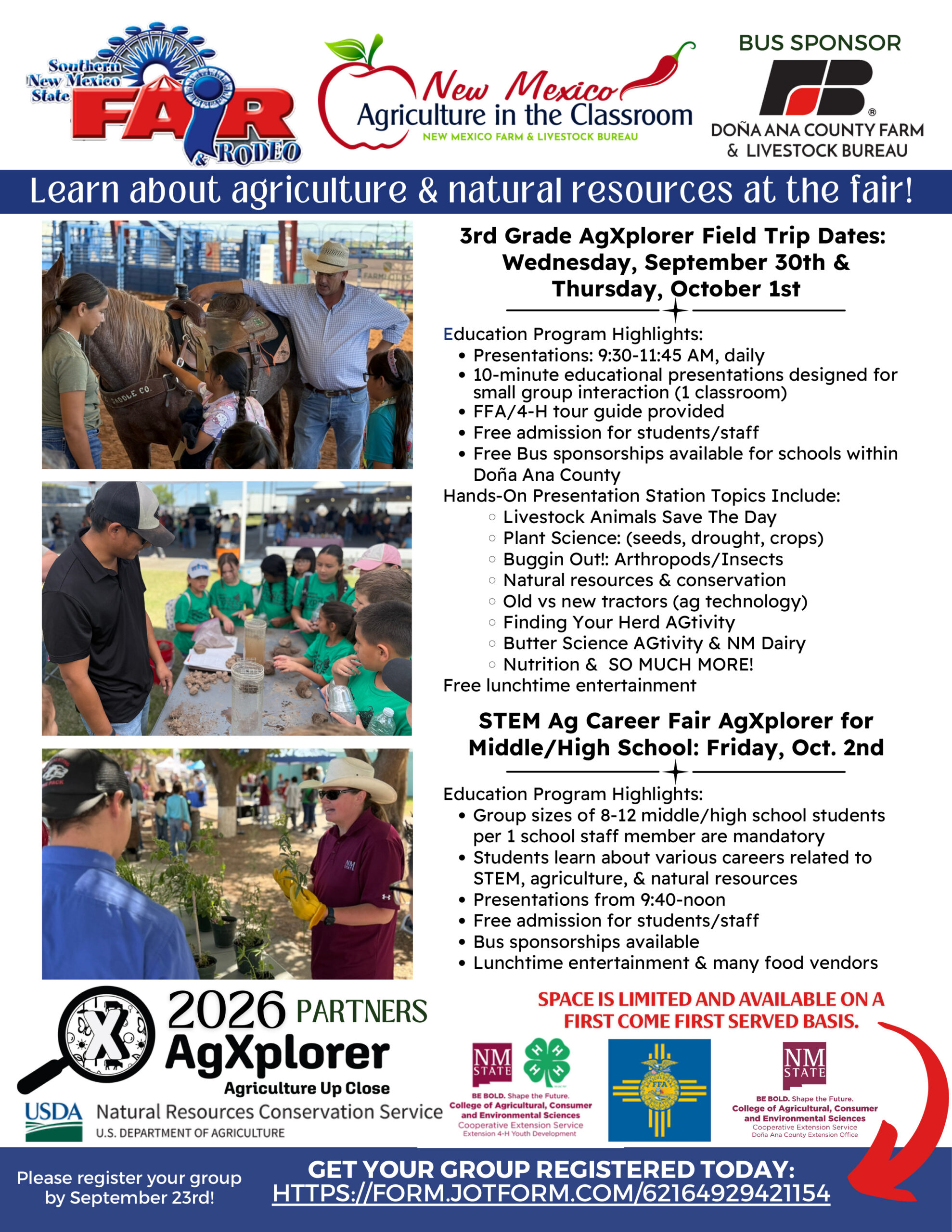 2026-SNMSF-AgXplorer-Days-Flyer-82626 Ag Xplorer Flyer